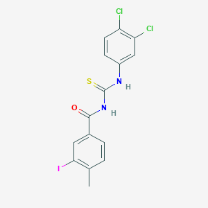 N-[(3,4-dichlorophenyl)carbamothioyl]-3-iodo-4-methylbenzamide