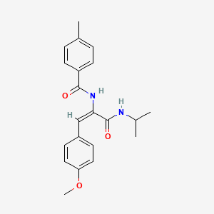 N-[1-[(isopropylamino)carbonyl]-2-(4-methoxyphenyl)vinyl]-4-methylbenzamide