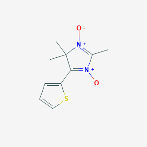 2,4,4-trimethyl-5-(thiophen-2-yl)-4H-imidazole-1,3-diium-1,3-bis(olate)