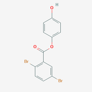 molecular formula C13H8Br2O3 B473208 (4-Hydroxyphenyl) 2,5-dibromobenzoate CAS No. 791796-06-0