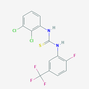 N-(2,3-dichlorophenyl)-N'-[2-fluoro-5-(trifluoromethyl)phenyl]thiourea