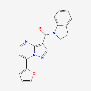 3-(2,3-dihydro-1H-indol-1-ylcarbonyl)-7-(2-furyl)pyrazolo[1,5-a]pyrimidine