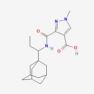 3-({[1-(1-adamantyl)propyl]amino}carbonyl)-1-methyl-1H-pyrazole-4-carboxylic acid