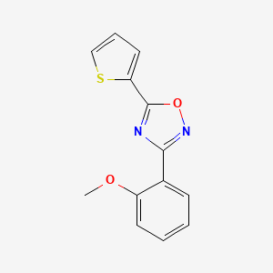 3-(2-methoxyphenyl)-5-(2-thienyl)-1,2,4-oxadiazole