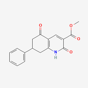 Methyl 2,5-dioxo-7-phenyl-1,2,5,6,7,8-hexahydroquinoline-3-carboxylate