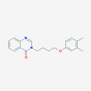 3-[4-(3,4-dimethylphenoxy)butyl]-4(3H)-quinazolinone