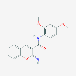 N-(2,4-dimethoxyphenyl)-2-imino-2H-chromene-3-carboxamide