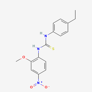 N-(4-ethylphenyl)-N'-(2-methoxy-4-nitrophenyl)thiourea