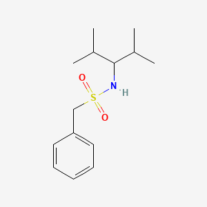 N-(1-isopropyl-2-methylpropyl)-1-phenylmethanesulfonamide