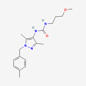 N-[3,5-dimethyl-1-(4-methylbenzyl)-1H-pyrazol-4-yl]-N'-(3-methoxypropyl)urea