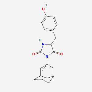 3-(1-adamantyl)-5-(4-hydroxybenzyl)-2,4-imidazolidinedione