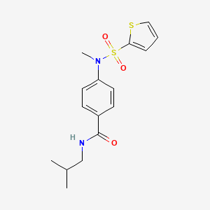 N-isobutyl-4-[methyl(2-thienylsulfonyl)amino]benzamide