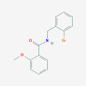 molecular formula C15H14BrNO2 B4732554 N-(2-bromobenzyl)-2-methoxybenzamide 
