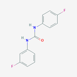 molecular formula C13H10F2N2O B4732584 N-(3-fluorophenyl)-N'-(4-fluorophenyl)urea CAS No. 2008-72-2