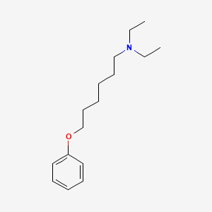 molecular formula C16H27NO B4732800 N,N-diethyl-6-phenoxy-1-hexanamine 