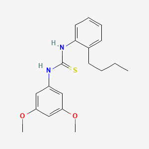 molecular formula C19H24N2O2S B4733035 N-(2-butylphenyl)-N'-(3,5-dimethoxyphenyl)thiourea 