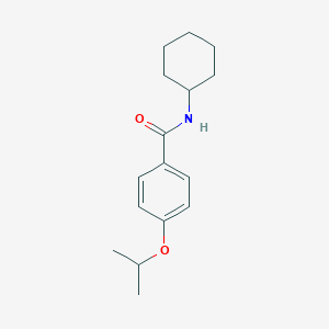 molecular formula C16H23NO2 B473315 N-cyclohexyl-4-isopropoxybenzamide CAS No. 723757-77-5