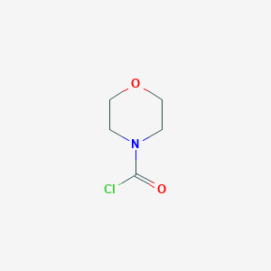 molecular formula C5H8ClNO2 B047336 4-吗啉羰基氯 CAS No. 15159-40-7