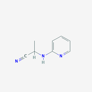 B047337 2-(Pyridin-2-ylamino)propanenitrile CAS No. 114623-00-6