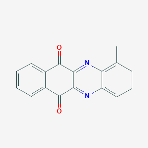 molecular formula C17H10N2O2 B4734160 1-methylbenzo[b]phenazine-6,11-dione 
