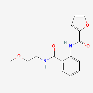 N-(2-{[(2-methoxyethyl)amino]carbonyl}phenyl)-2-furamide