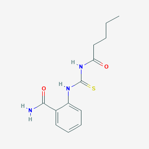 2-{[(pentanoylamino)carbonothioyl]amino}benzamide