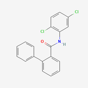 molecular formula C19H13Cl2NO B4734981 N-(2,5-dichlorophenyl)-2-biphenylcarboxamide 