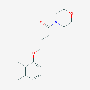 molecular formula C16H23NO3 B4735228 4-[4-(2,3-dimethylphenoxy)butanoyl]morpholine 