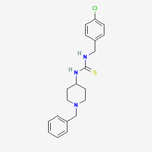 molecular formula C20H24ClN3S B4735478 N-(1-benzyl-4-piperidinyl)-N'-(4-chlorobenzyl)thiourea 