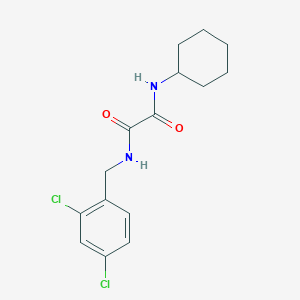 molecular formula C15H18Cl2N2O2 B4735483 N-cyclohexyl-N'-(2,4-dichlorobenzyl)ethanediamide 