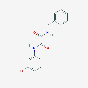 molecular formula C17H18N2O3 B4735552 N-(3-methoxyphenyl)-N'-(2-methylbenzyl)ethanediamide 