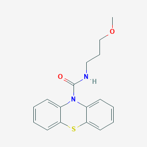 molecular formula C17H18N2O2S B4735567 N-(3-methoxypropyl)-10H-phenothiazine-10-carboxamide 