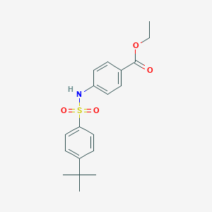 Ethyl 4-[(4-tert-butylphenyl)sulfonylamino]benzoate