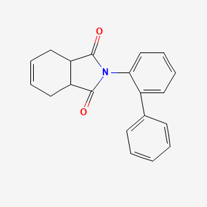 molecular formula C20H17NO2 B4735627 2-(2-biphenylyl)-3a,4,7,7a-tetrahydro-1H-isoindole-1,3(2H)-dione 