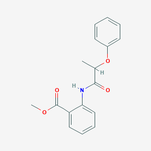 molecular formula C17H17NO4 B473565 Methyl 2-(2-phenoxypropanoylamino)benzoate CAS No. 349579-54-0