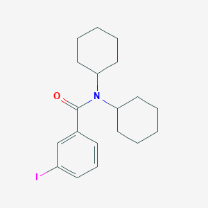 molecular formula C19H26INO B4735704 N,N-dicyclohexyl-3-iodobenzamide 