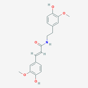molecular formula C19H21NO5 B047358 N-trans-feruloylmethoxytyramine CAS No. 78510-19-7