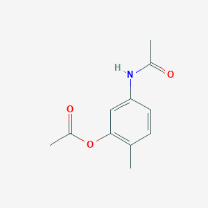 molecular formula C11H13NO3 B473586 5-(Acetylamino)-2-methylphenylacetate CAS No. 103796-14-1