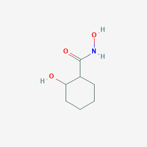 molecular formula C7H13NO3 B047359 N,2-dihydroxycyclohexane-1-carboxamide CAS No. 118873-03-3