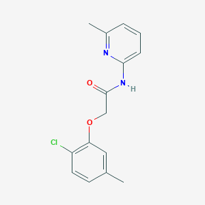 molecular formula C15H15ClN2O2 B4735929 2-(2-chloro-5-methylphenoxy)-N-(6-methyl-2-pyridinyl)acetamide 