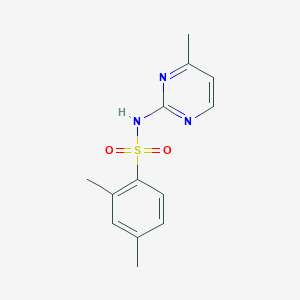 molecular formula C13H15N3O2S B4735953 2,4-dimethyl-N-(4-methyl-2-pyrimidinyl)benzenesulfonamide 