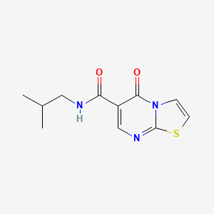 molecular formula C11H13N3O2S B4736137 N-isobutyl-5-oxo-5H-[1,3]thiazolo[3,2-a]pyrimidine-6-carboxamide 