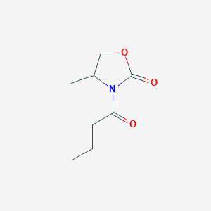 molecular formula C8H13NO3 B047363 3-Butyryl-4-methyloxazolidin-2-one CAS No. 111292-83-2