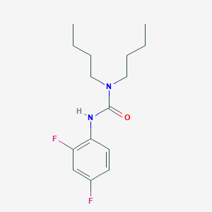 molecular formula C15H22F2N2O B4736326 N,N-dibutyl-N'-(2,4-difluorophenyl)urea 