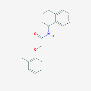 molecular formula C20H23NO2 B473650 2-(2,4-dimethylphenoxy)-N-(1,2,3,4-tetrahydro-1-naphthalenyl)acetamide CAS No. 723259-94-7