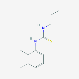 molecular formula C12H18N2S B4736598 N-(2,3-dimethylphenyl)-N'-propylthiourea 