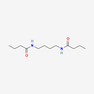 molecular formula C12H24N2O2 B4736618 N,N'-1,4-butanediyldibutanamide 