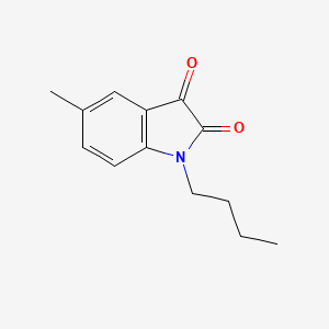 molecular formula C13H15NO2 B4736941 1-butyl-5-methyl-1H-indole-2,3-dione 