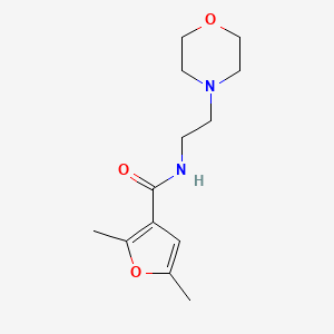 molecular formula C13H20N2O3 B4736972 2,5-dimethyl-N-[2-(4-morpholinyl)ethyl]-3-furamide 