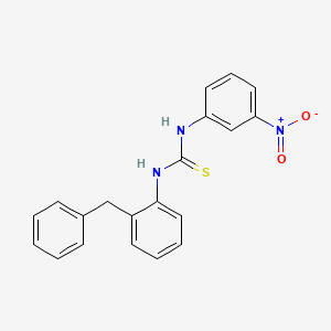 N-(2-benzylphenyl)-N'-(3-nitrophenyl)thiourea